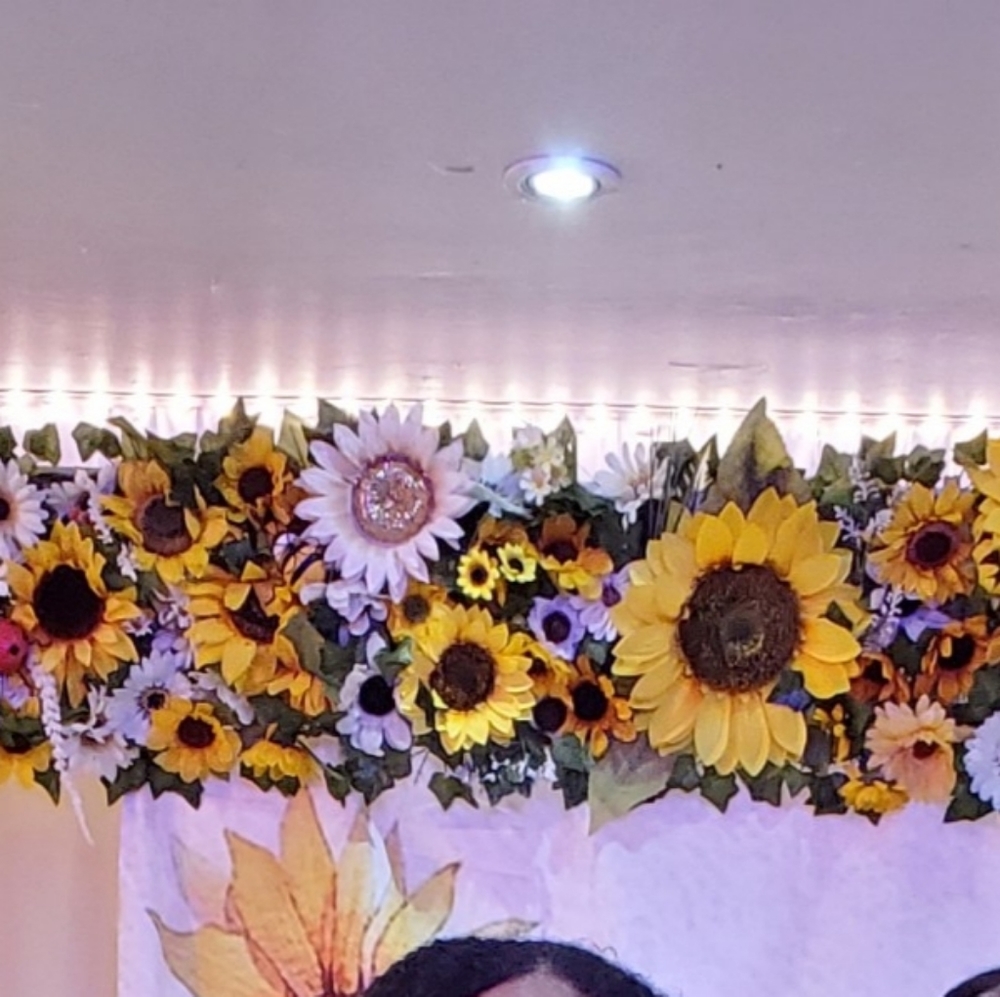 🌻🌼  Sunflower backdrop. Great for weddings, parties, babyshowers, garden theme